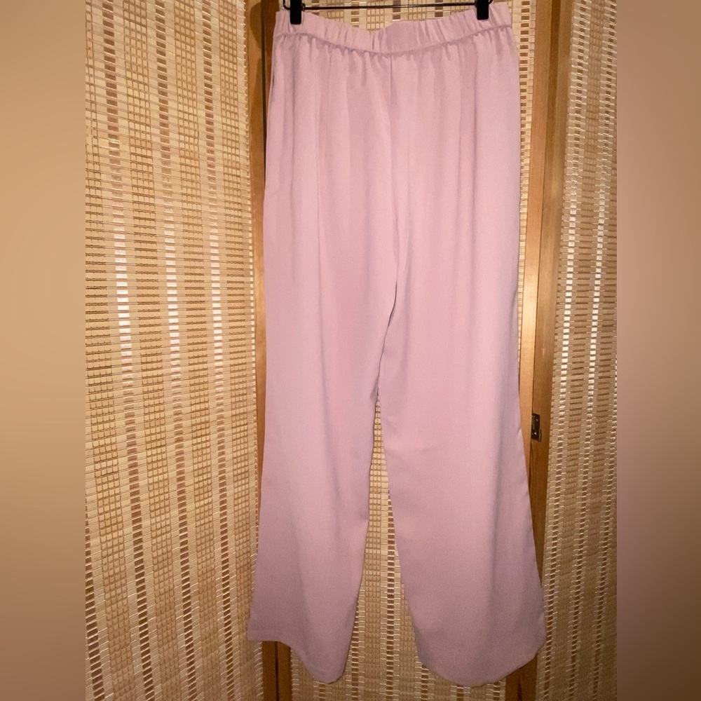 PRETTYGARDEN Women's 2 Piece Sleeveless vest trouser Suit Set pink - Picture 7 of 16